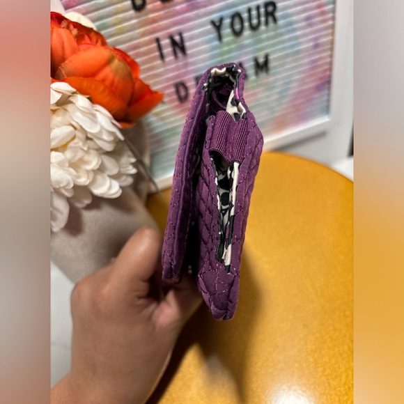 Vera Bradley Women's Cotton Frannie Crescent Crossbody Purse- NWOT - Picture 7 of 14